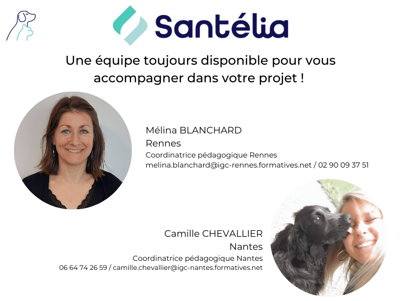 Mélina BLANCHARD / Camille CHEVALLIER / Santélia / Rennes et Nantes